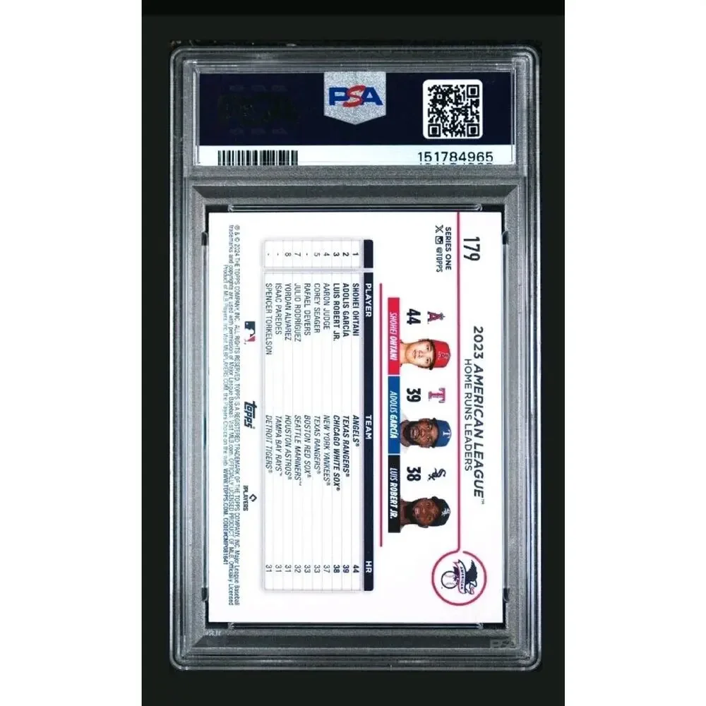 2024 Topps Shohei Ohtani #179 HOLIDAY FOIL PSA 10 GEM MINT LOW POP Baseball